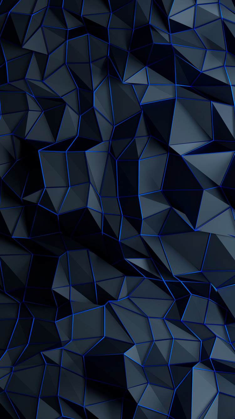 Обои яблоко, смартфон, треугольник, арт, Аква в разрешении 750x1334