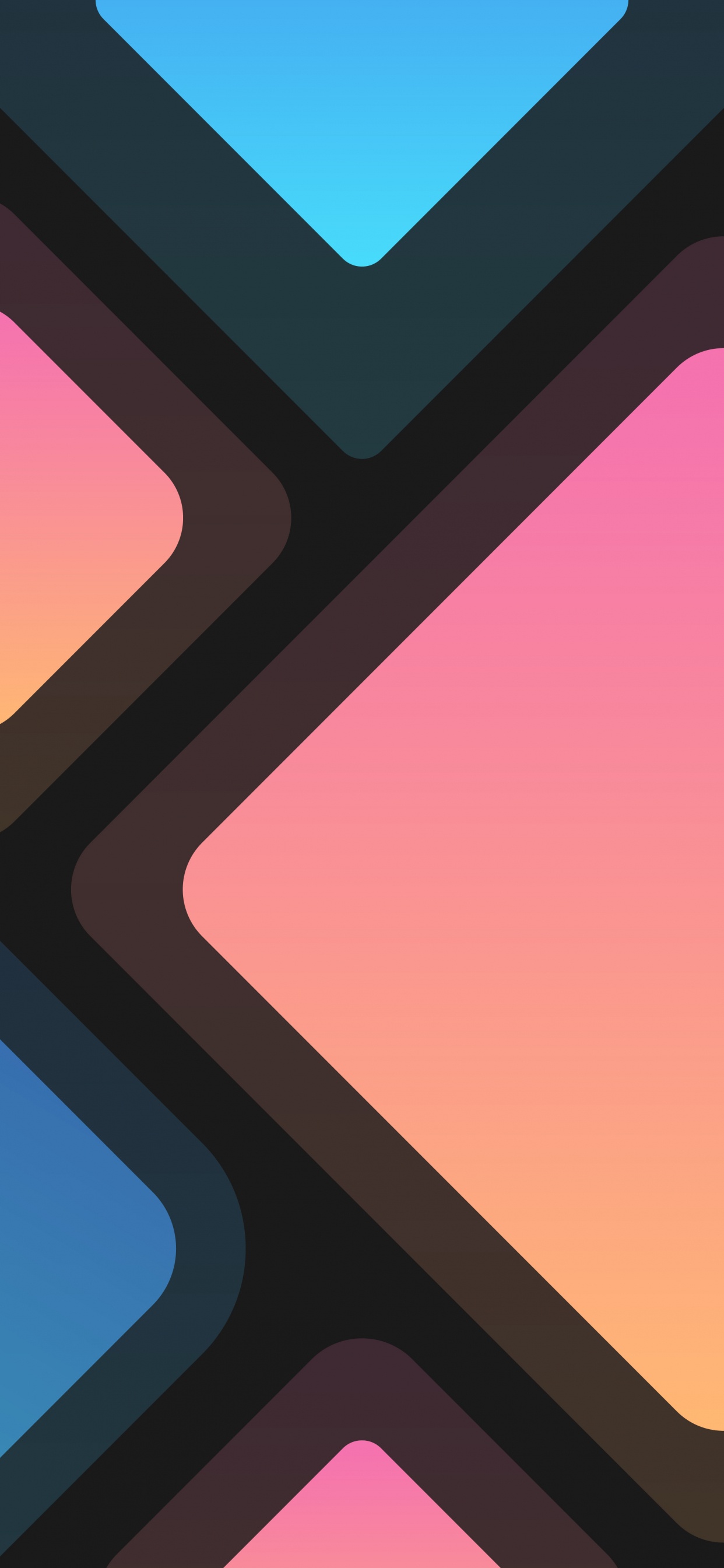 Обои графический дизайн, розовый, Фиолетовый, материальное свойство, прямоугольник в разрешении 1242x2688