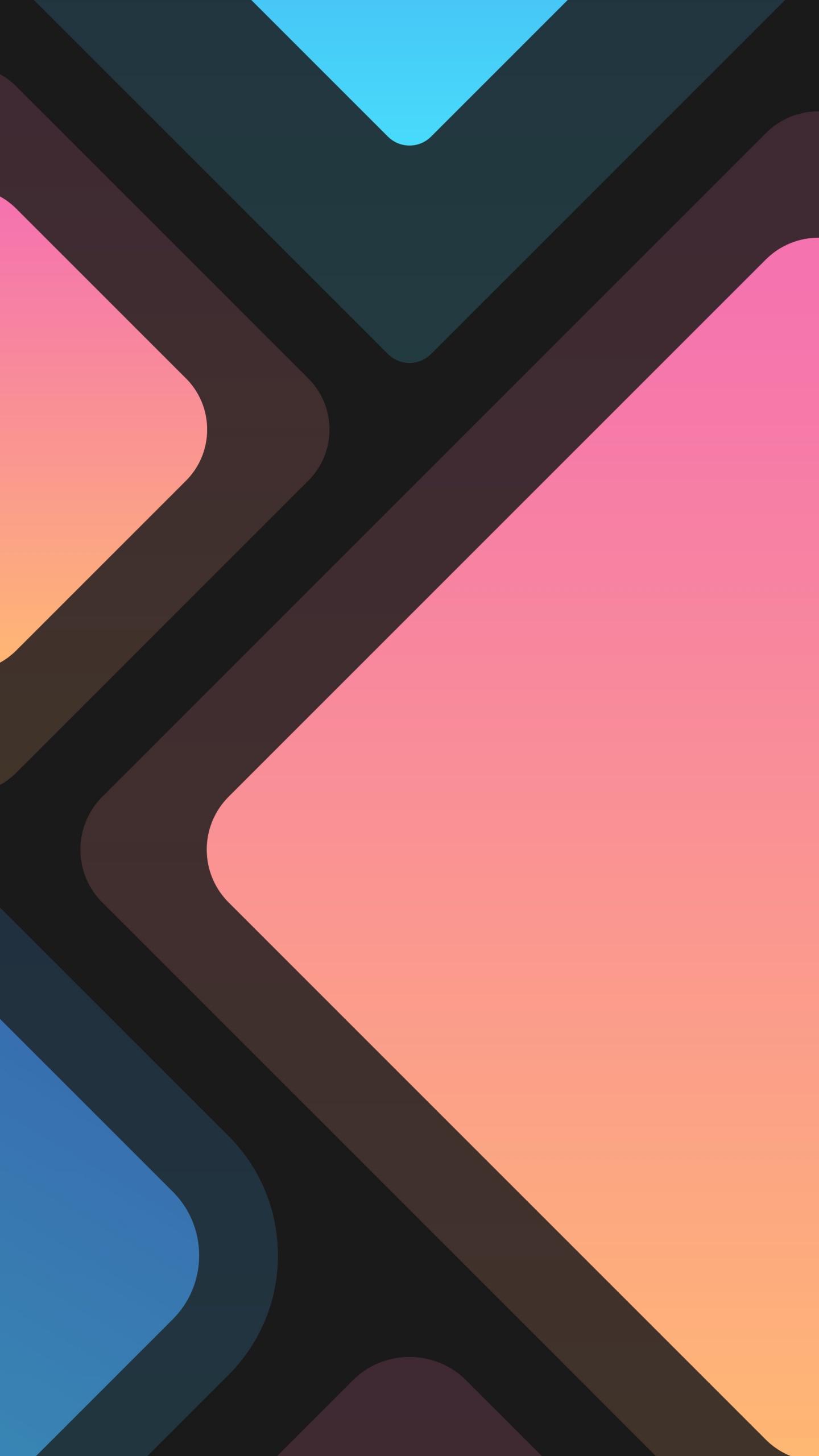 Обои графический дизайн, розовый, Фиолетовый, материальное свойство, прямоугольник в разрешении 1440x2560