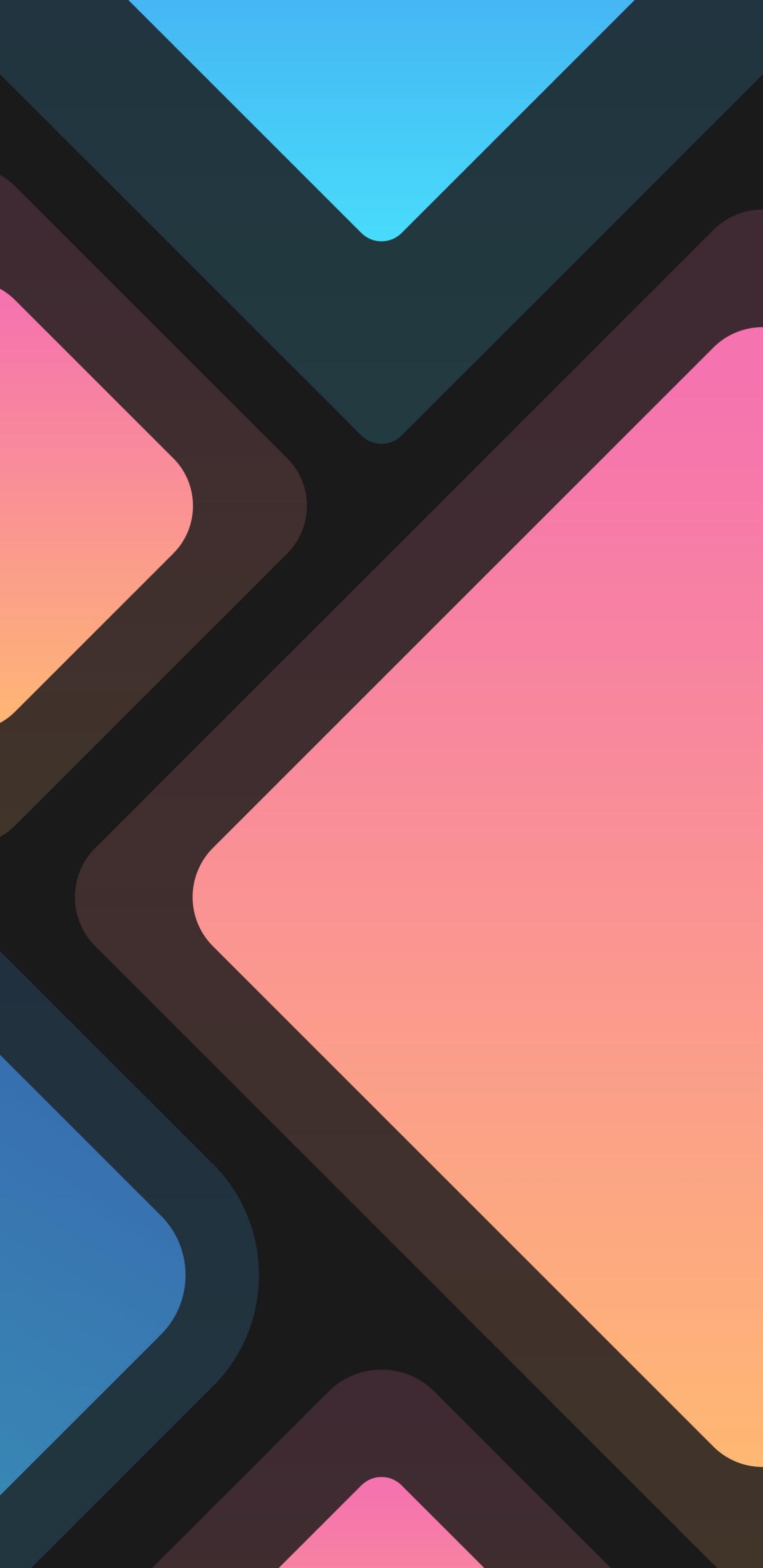 Обои графический дизайн, розовый, Фиолетовый, материальное свойство, прямоугольник в разрешении 1440x2960