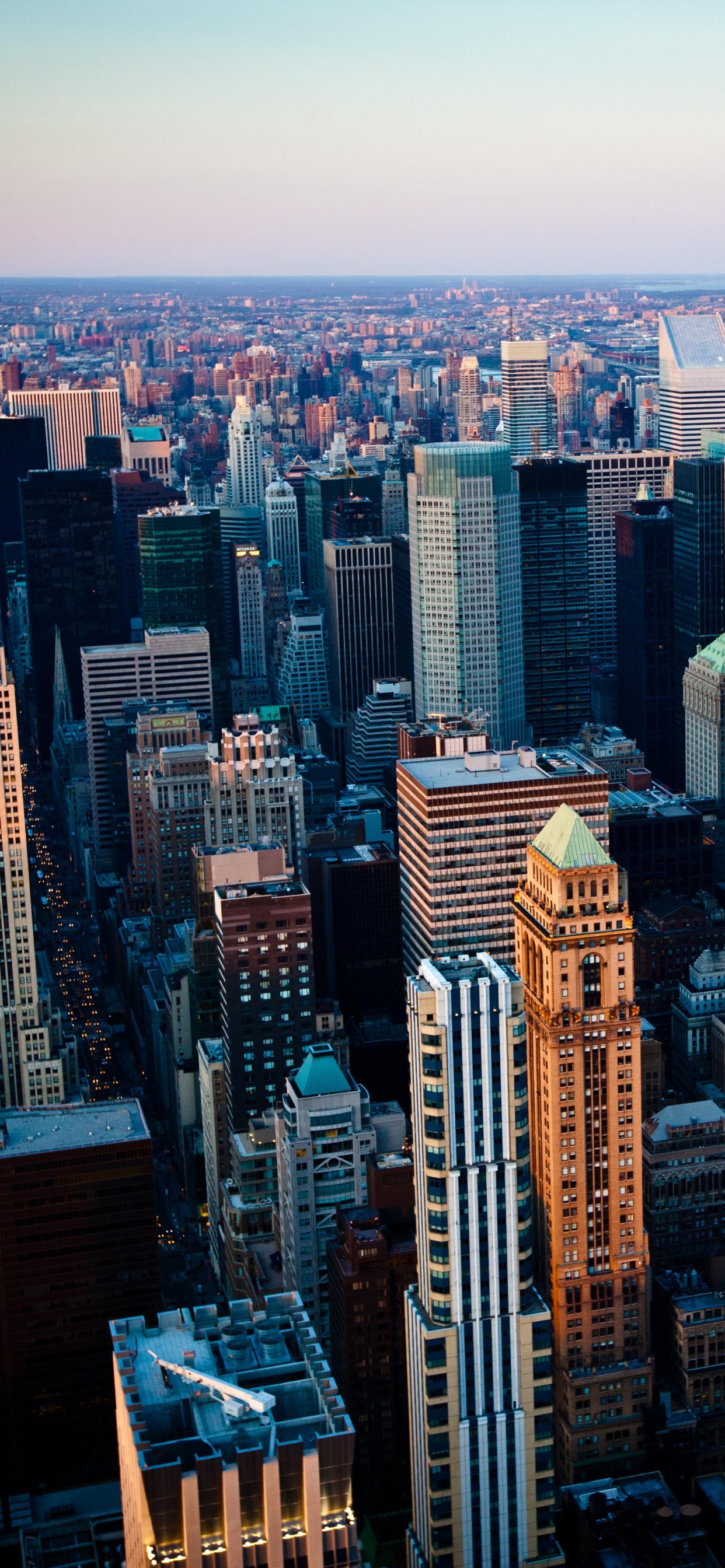 Обои Нью-Йорк, город, городской пейзаж, метрополия, городской район в разрешении 1242x2688