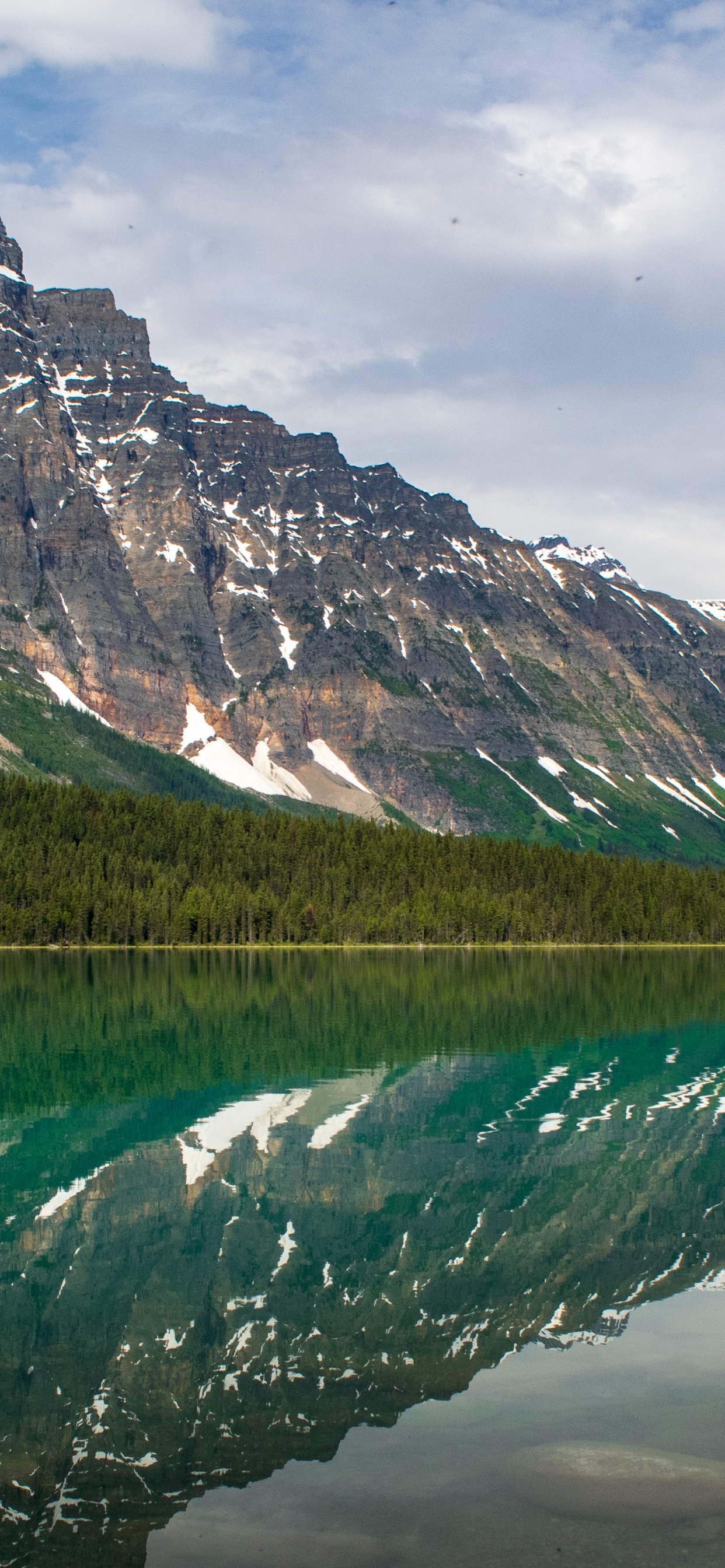 Обои фьорд, пейзажи гор, горный хребет, Крепление Хефрена, горная станция в разрешении 1242x2688