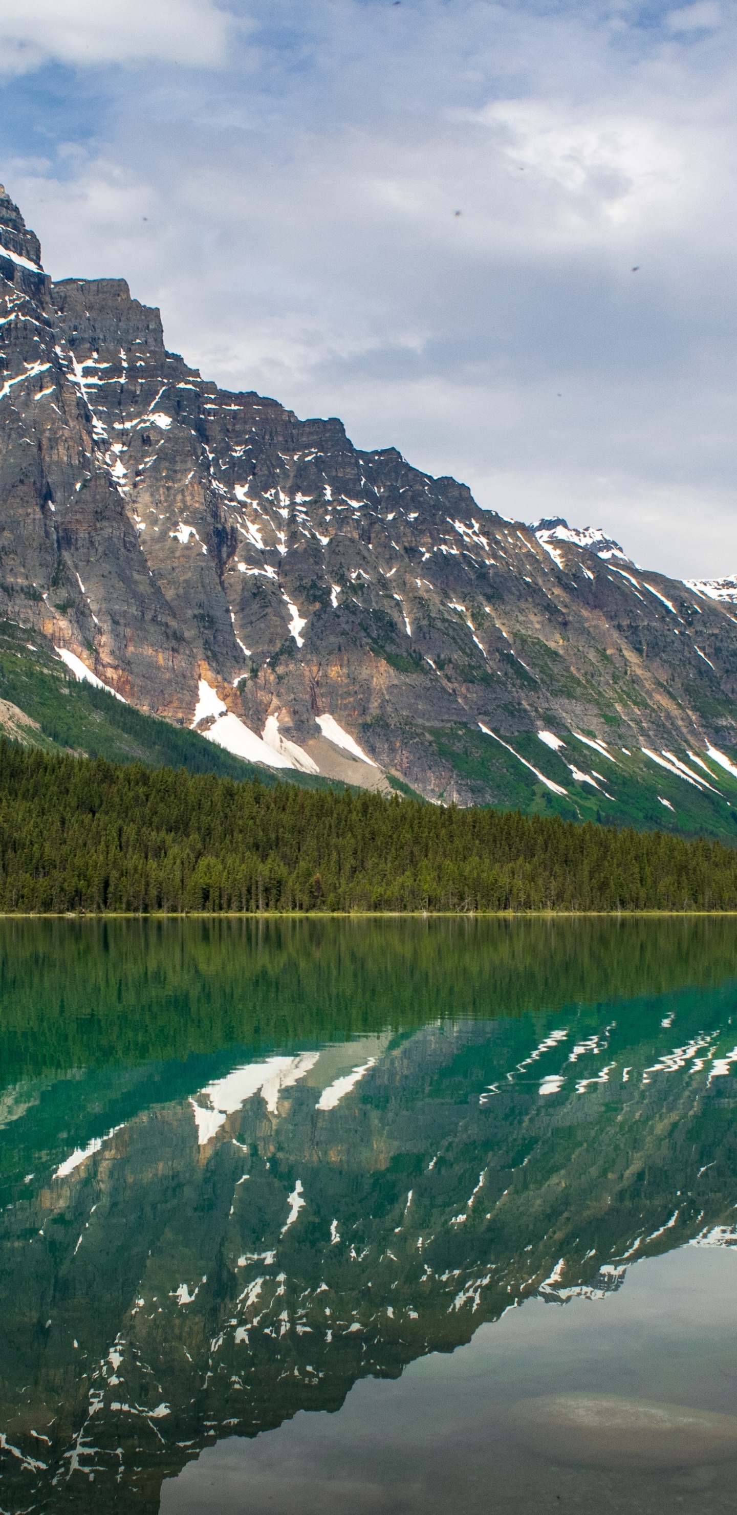 Обои фьорд, пейзажи гор, горный хребет, Крепление Хефрена, горная станция в разрешении 1440x2960