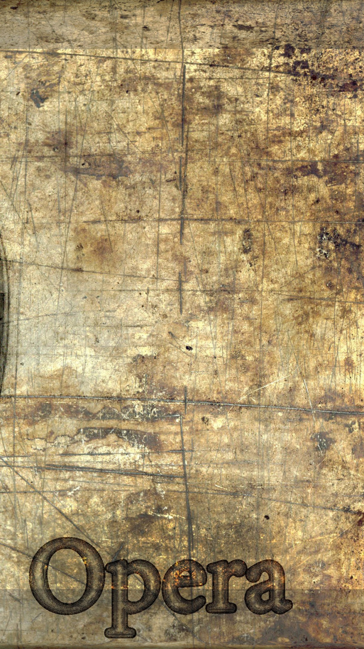 Обои Опера, браузер, лого, арка, текстура в разрешении 750x1334