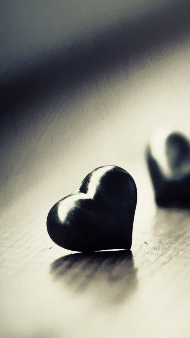 Обои черный, монохромный, межличностные отношения, монохром, макросъемка в разрешении 750x1334