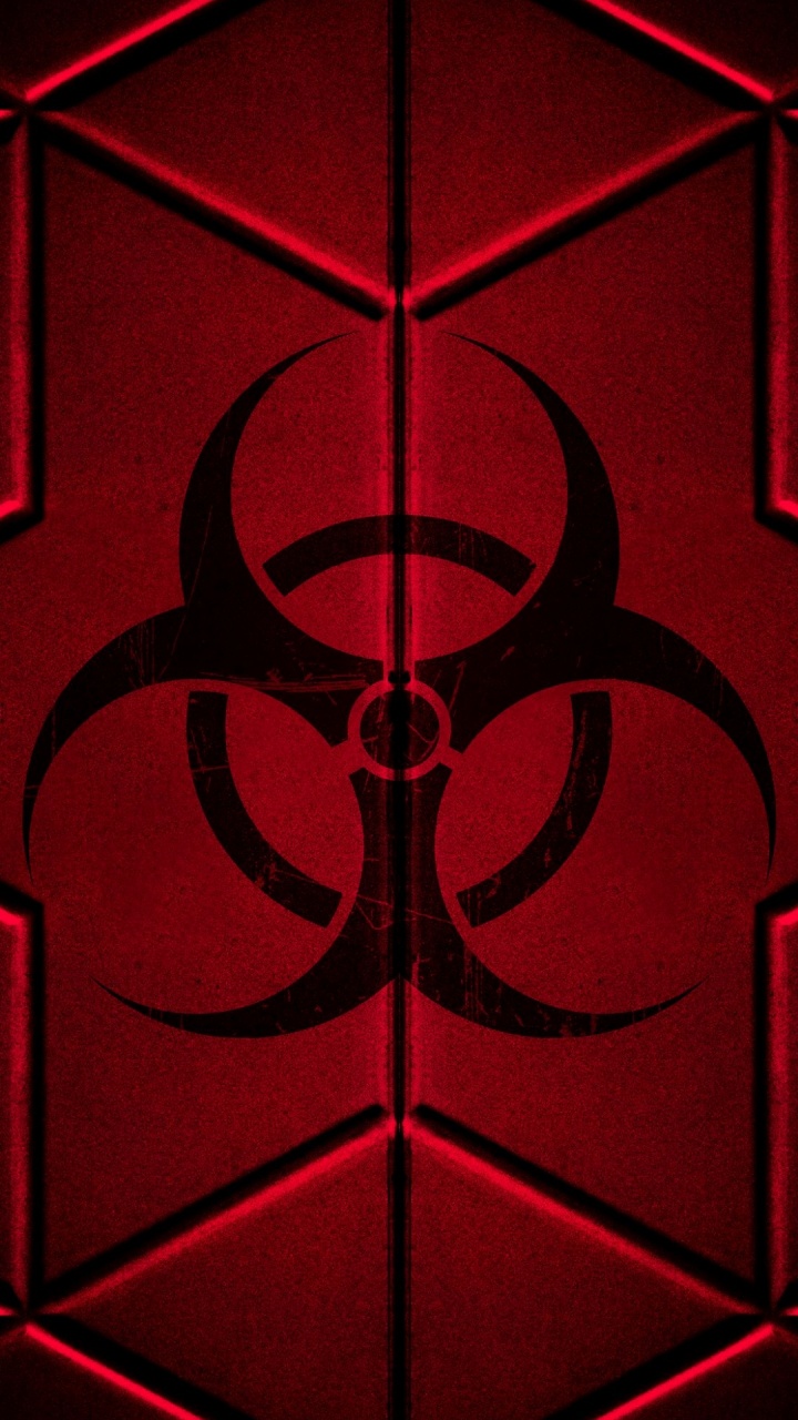 Обои свет, крест, красный цвет, символ, лого в разрешении 720x1280