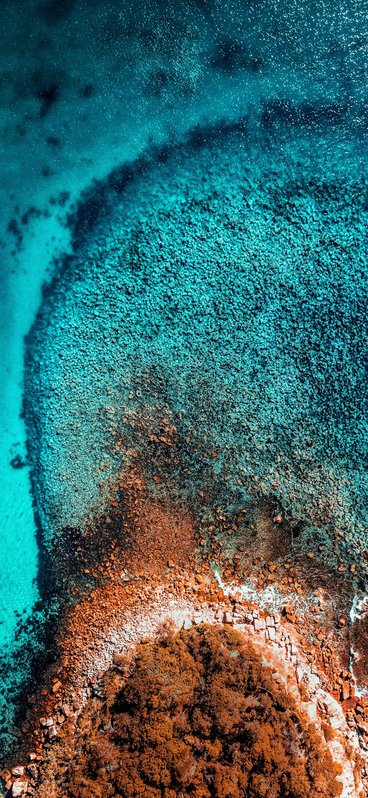 Обои гидроресурсы, жидкий, зеленый, синий, вода в разрешении 1242x2688