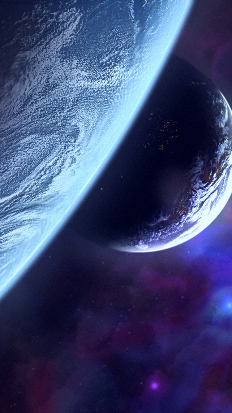 Обои атмосфера, космическое пространство, астрономический объект, космос, мир в разрешении 750x1334