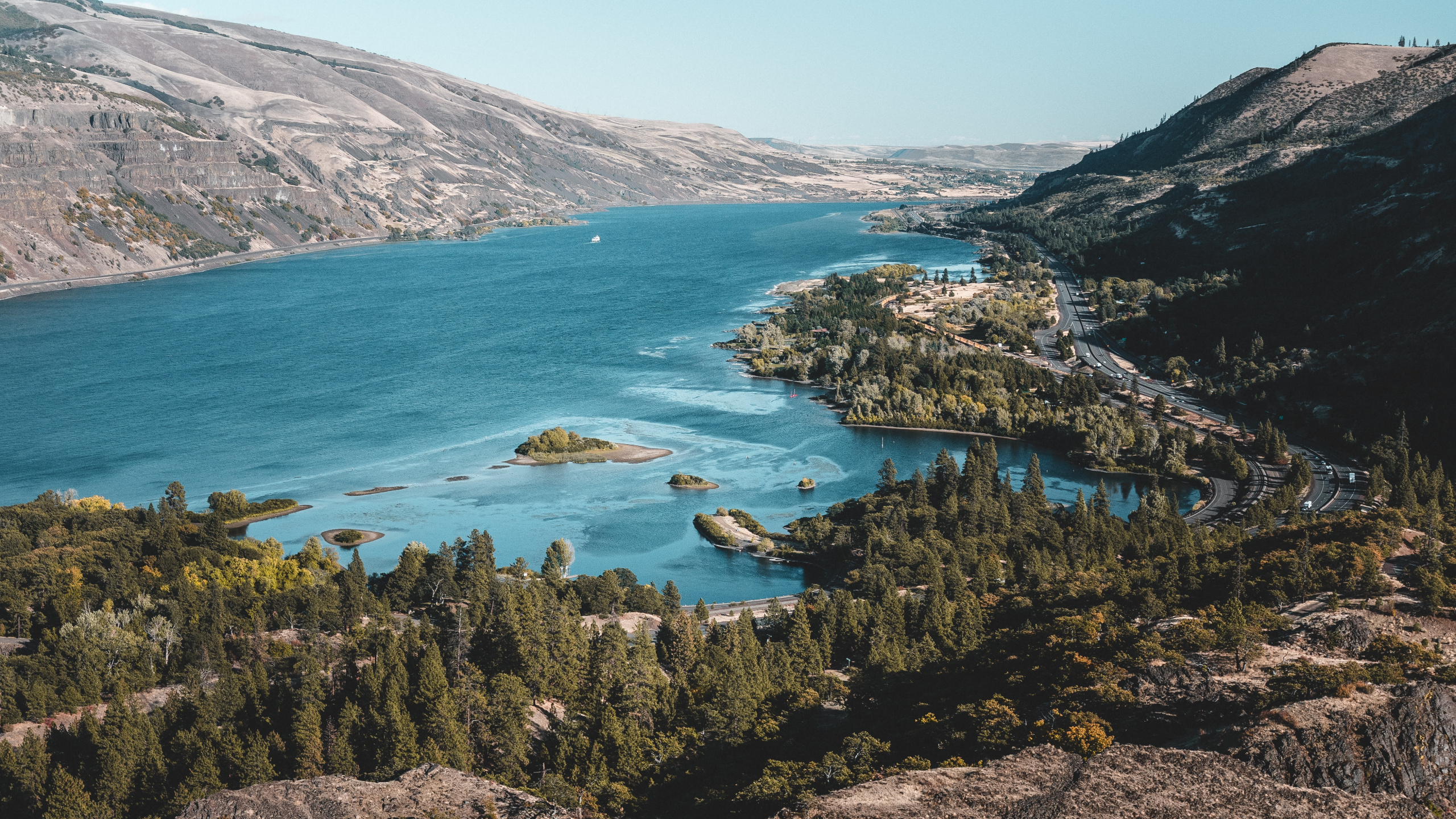 Обои прибрежные и океанические рельефы, водоем, залив, берег, море в разрешении 2560x1440