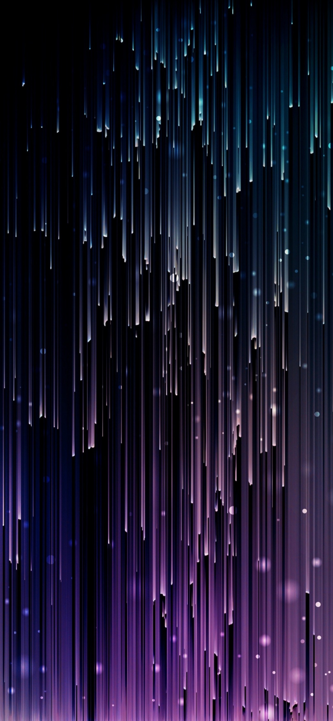 Обои пурпур, линия, лес, мелодия, муссонный в разрешении 1125x2436