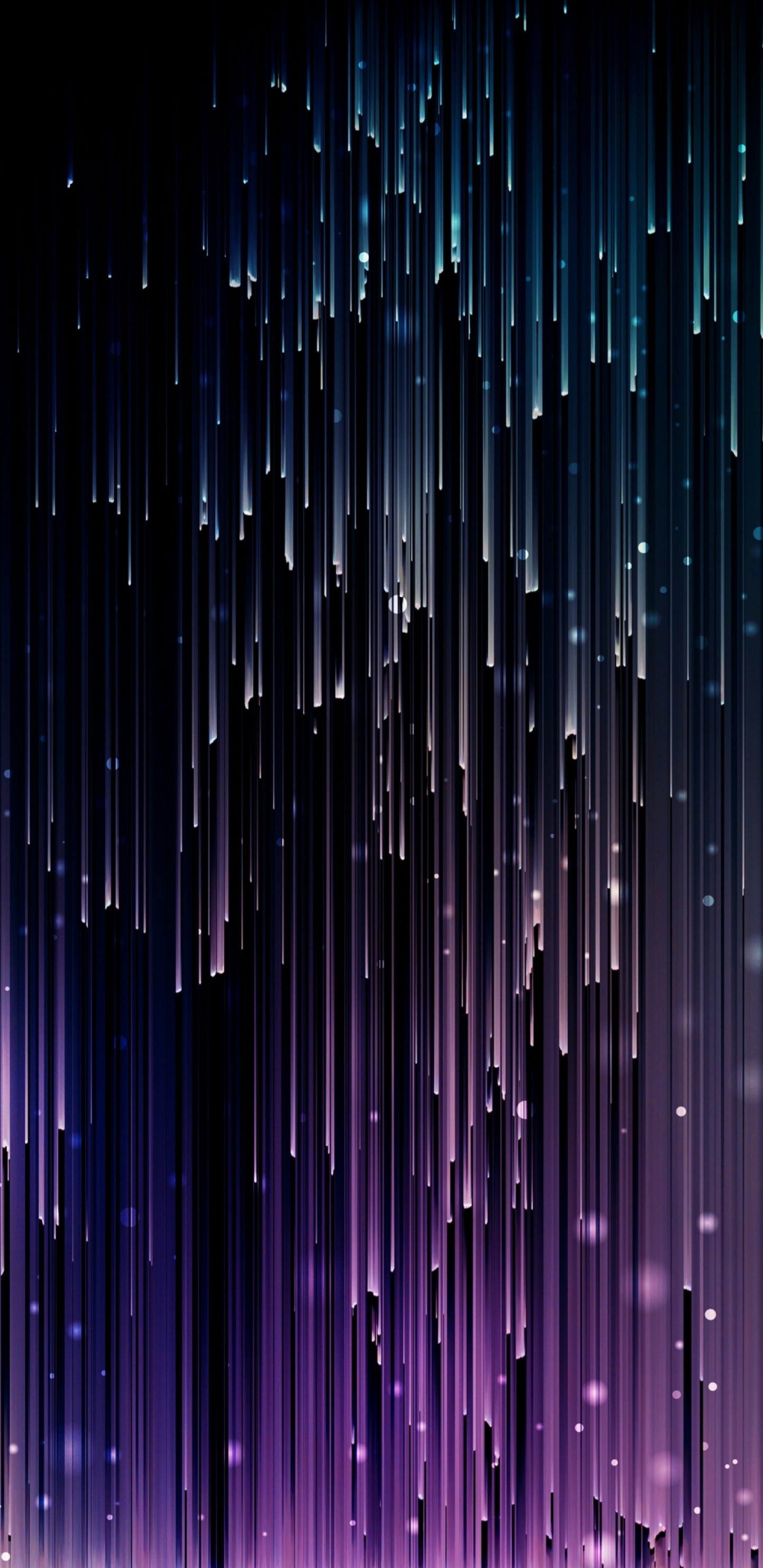 Обои пурпур, линия, лес, мелодия, муссонный в разрешении 1440x2960