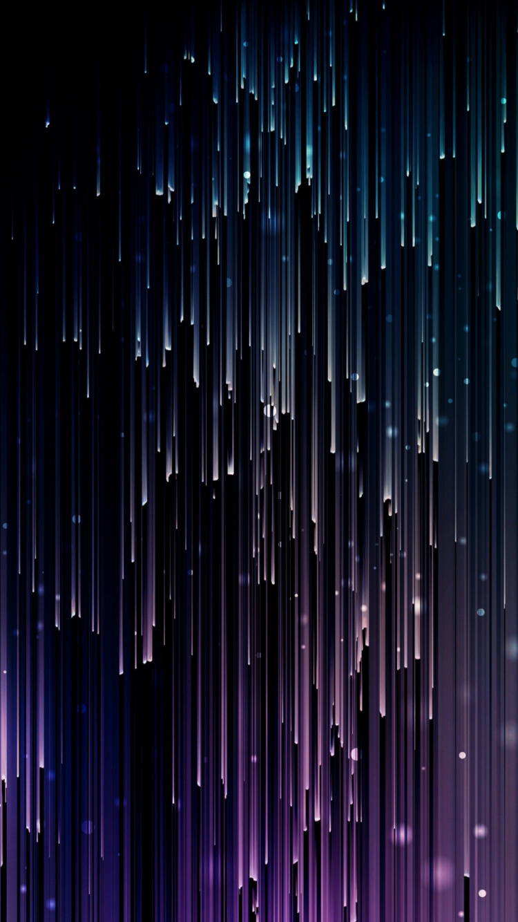 Обои пурпур, линия, лес, мелодия, муссонный в разрешении 750x1334