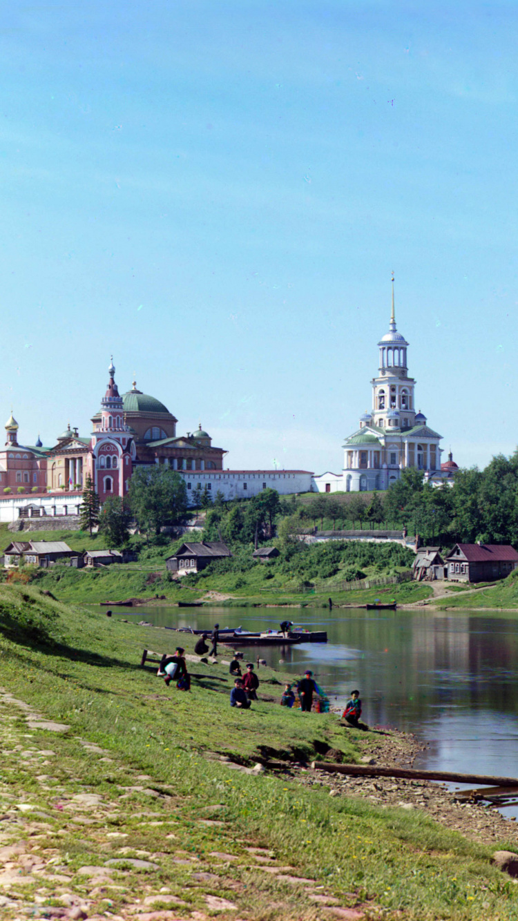 Обои водный путь, реки, Банк, достопримечательность, викисклад в разрешении 750x1334