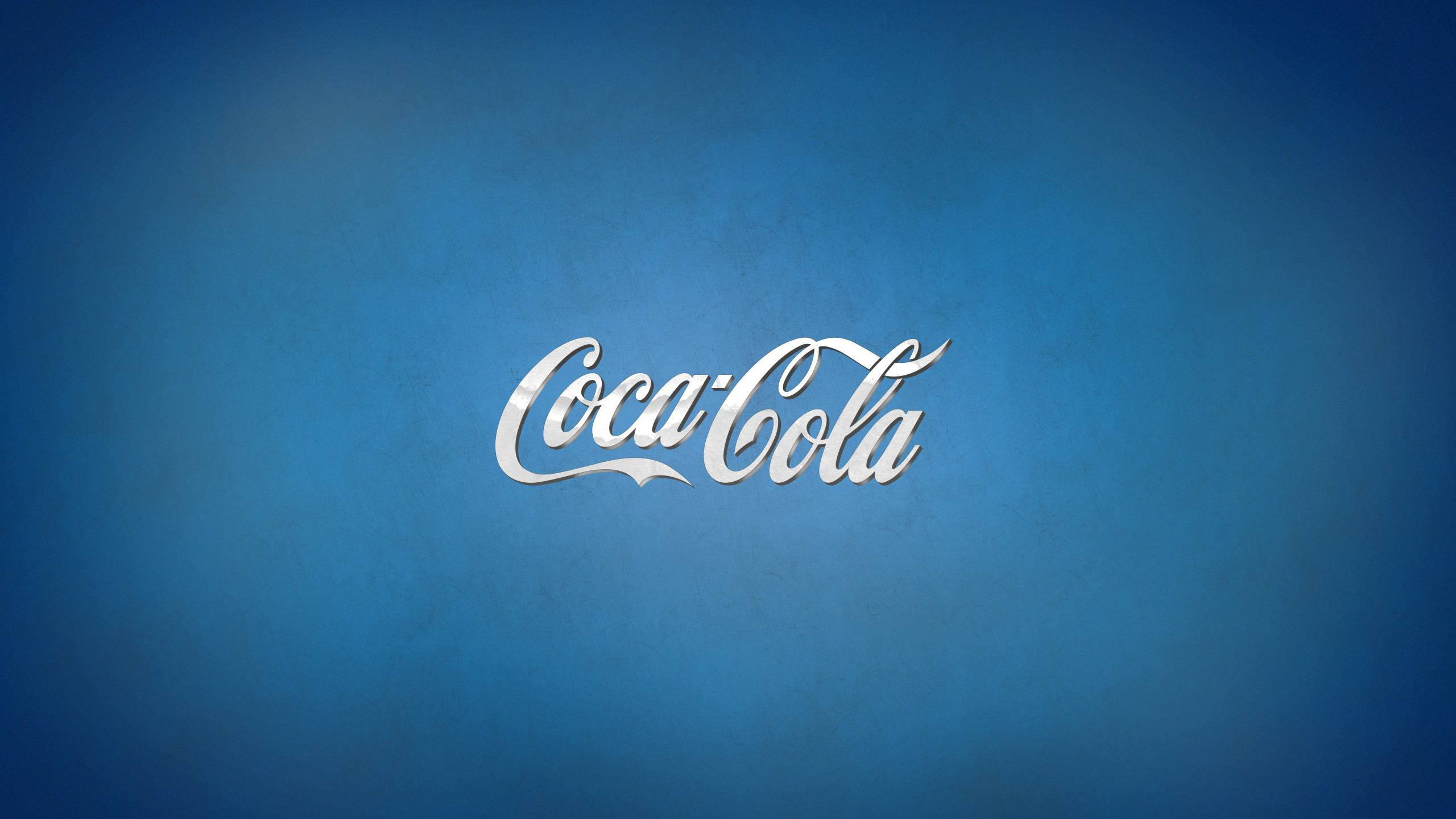 Обои лого, синий, текст, марка, кола в разрешении 2560x1440