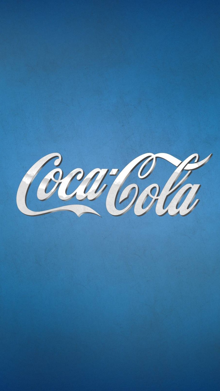 Обои лого, синий, текст, марка, кола в разрешении 720x1280