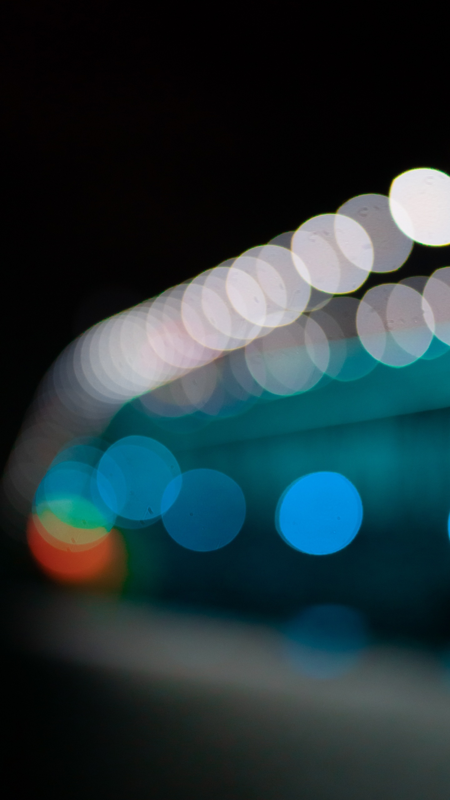 Обои синий, свет, бирюза, освещение, ночь в разрешении 1440x2560