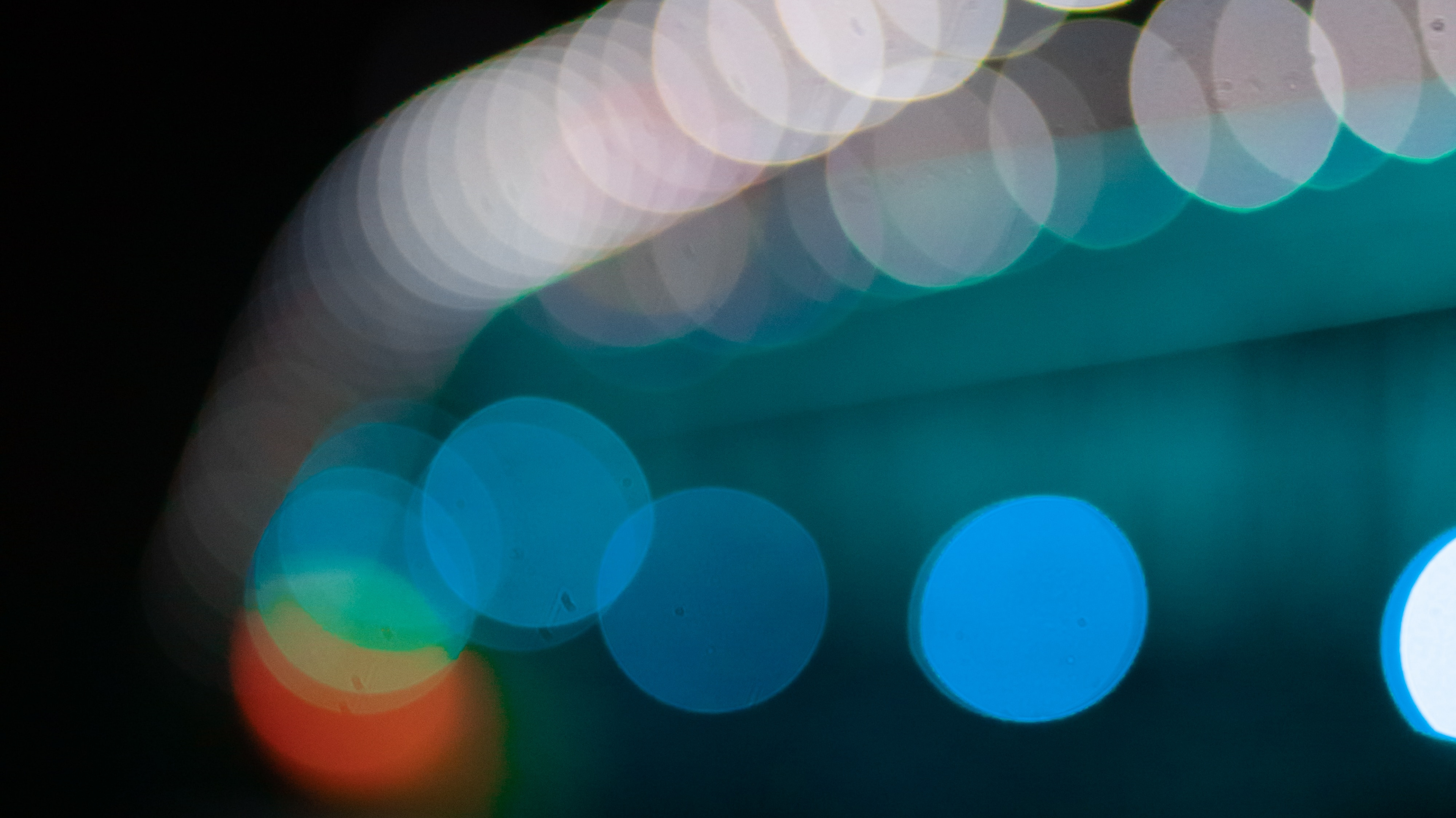 Обои синий, свет, бирюза, освещение, ночь в разрешении 3840x2160