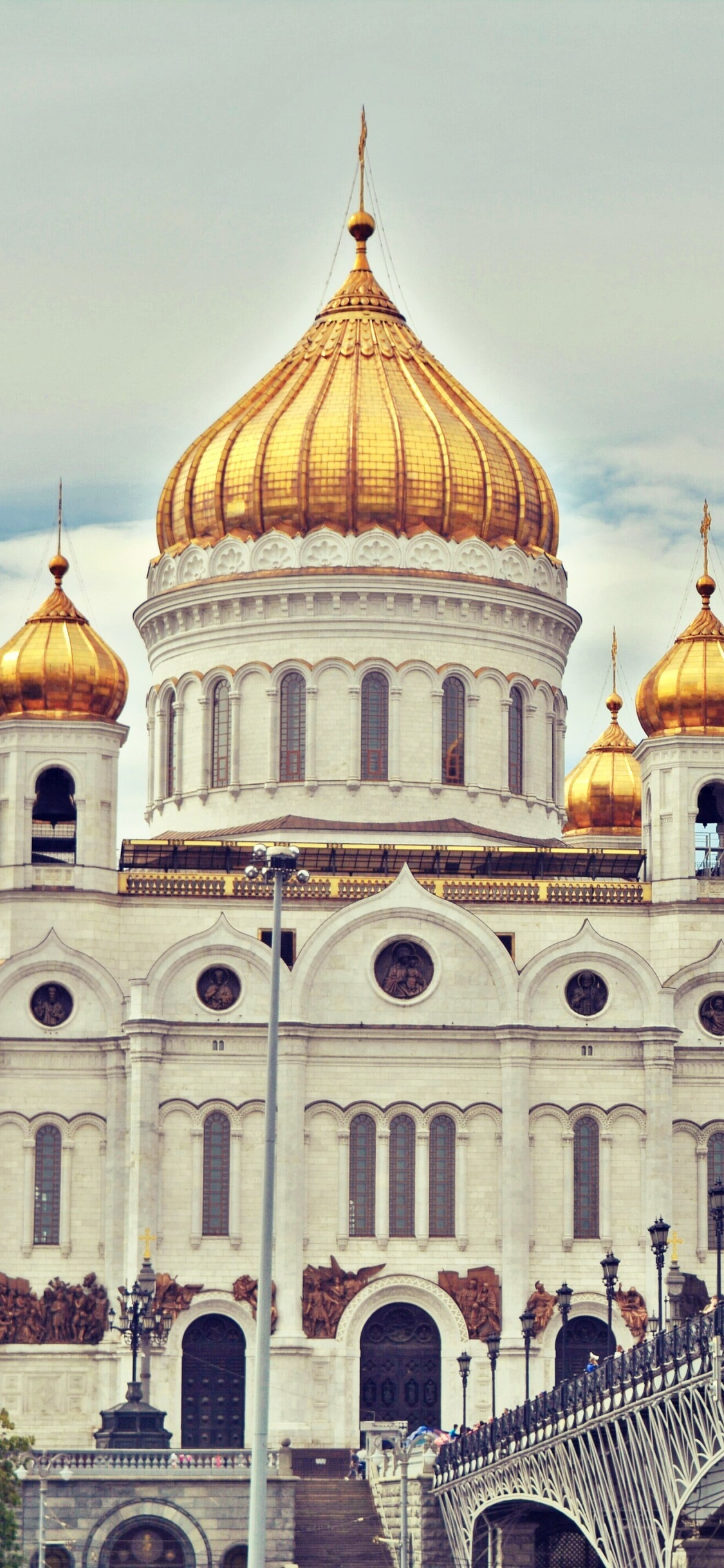 Обои базилика, собор, ориентир, здание, Византийская архитектура в разрешении 1125x2436