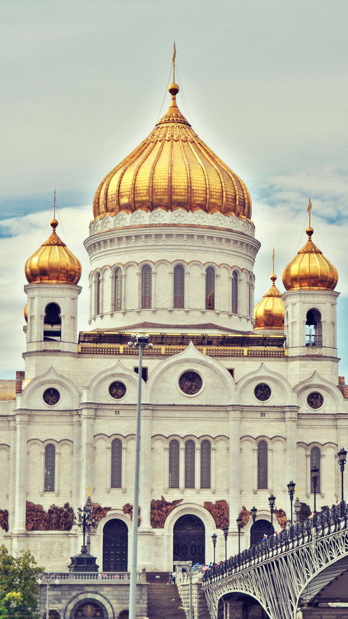 Обои базилика, собор, ориентир, здание, Византийская архитектура в разрешении 1440x2560