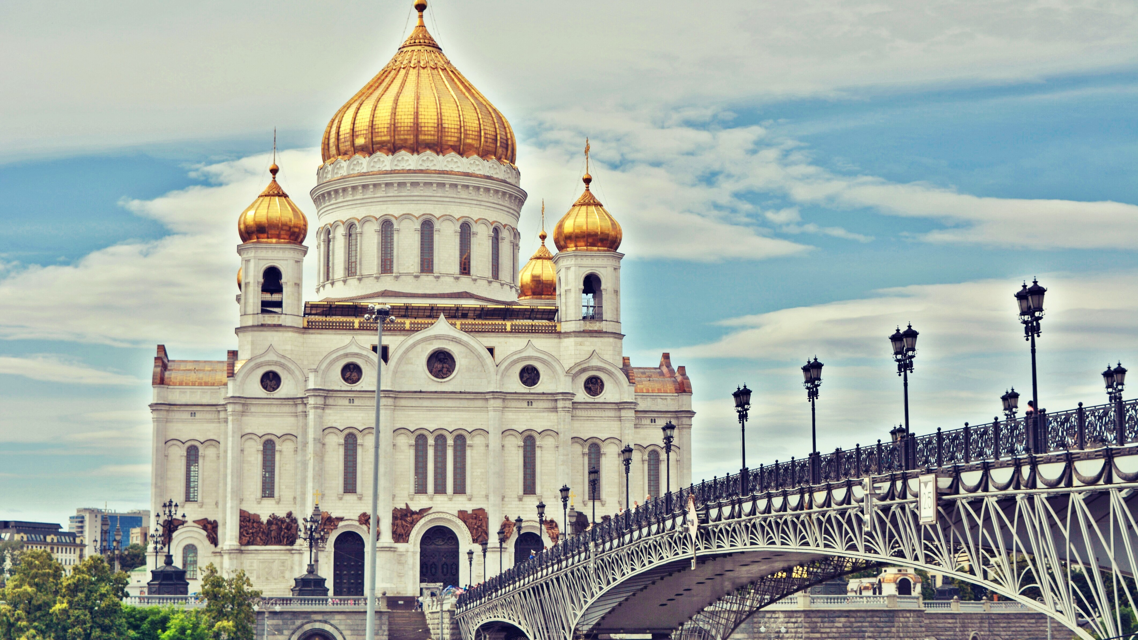 Обои базилика, собор, ориентир, здание, Византийская архитектура в разрешении 3840x2160