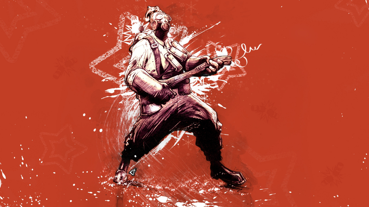 Обои команда крепость 2, иллюстрация, визуальное искусство, графический дизайн, Танцор в разрешении 1280x720