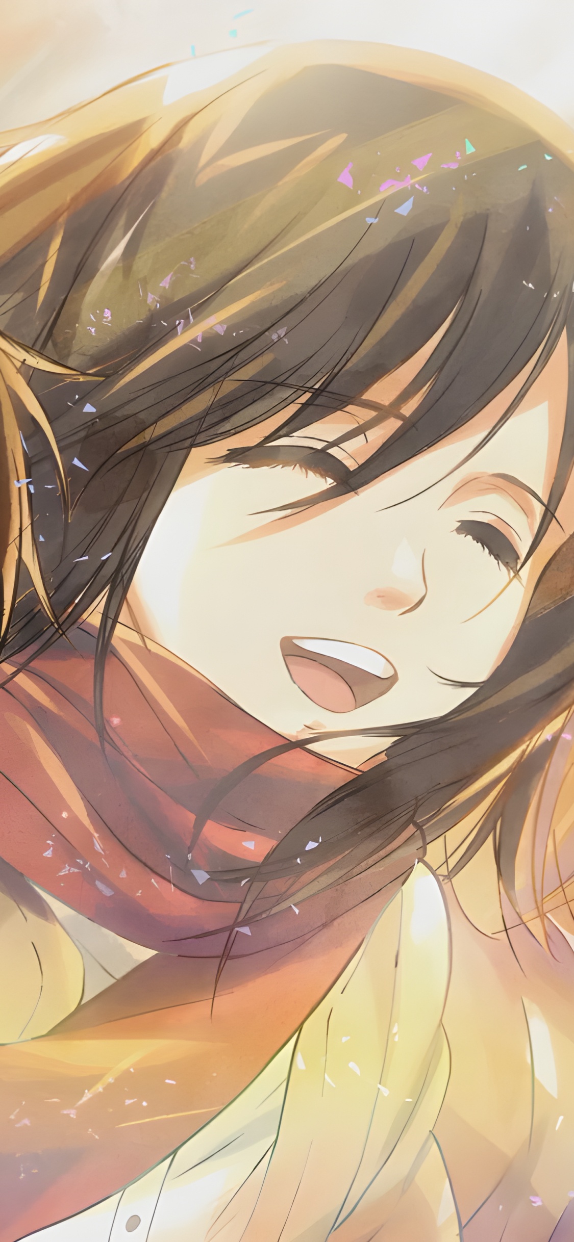 Обои эрен йегер, Микаса Акерман, Армин Арлерт, Леви Аккерман, мультик в разрешении 1125x2436