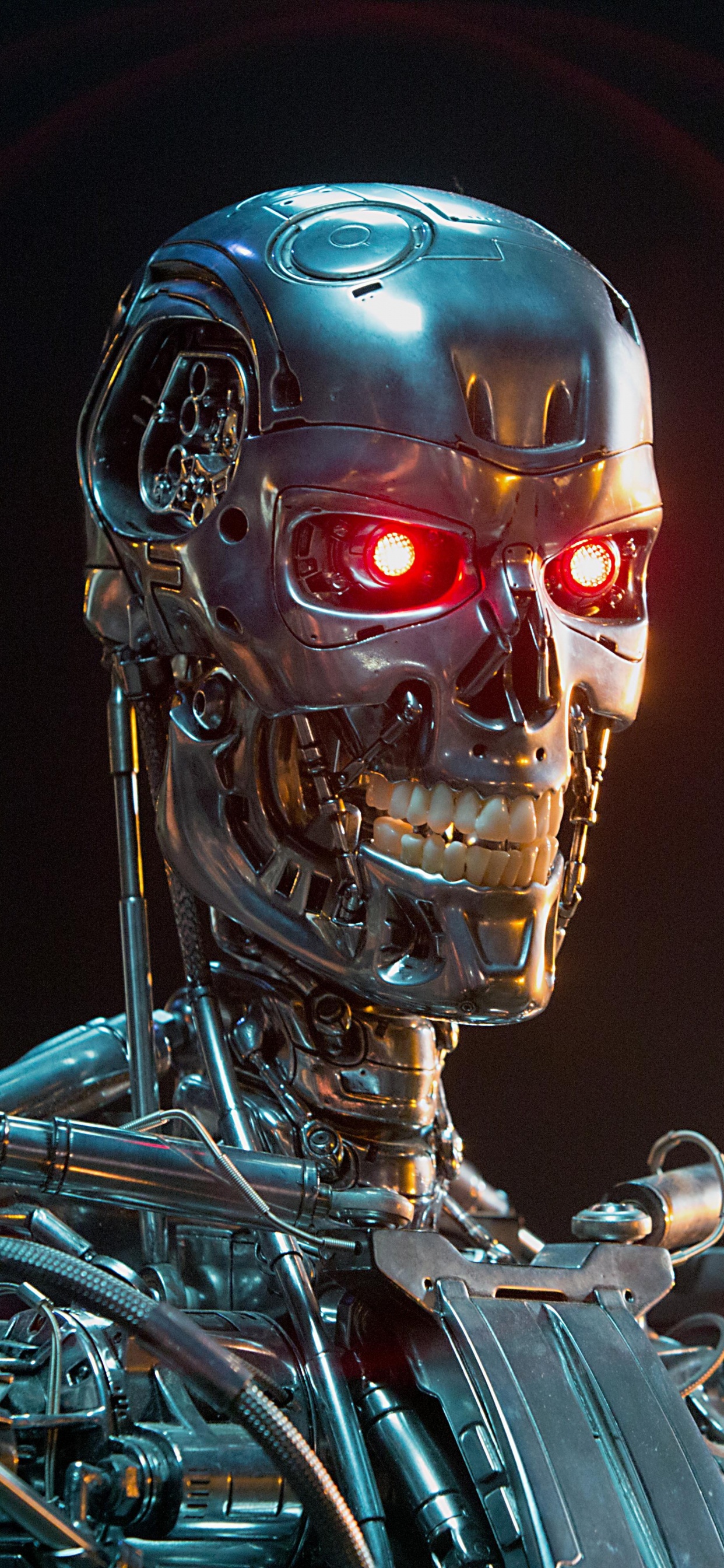 Обои Терминатор, робот, Научная фантастика, технологии, С-3РО в разрешении 1242x2688