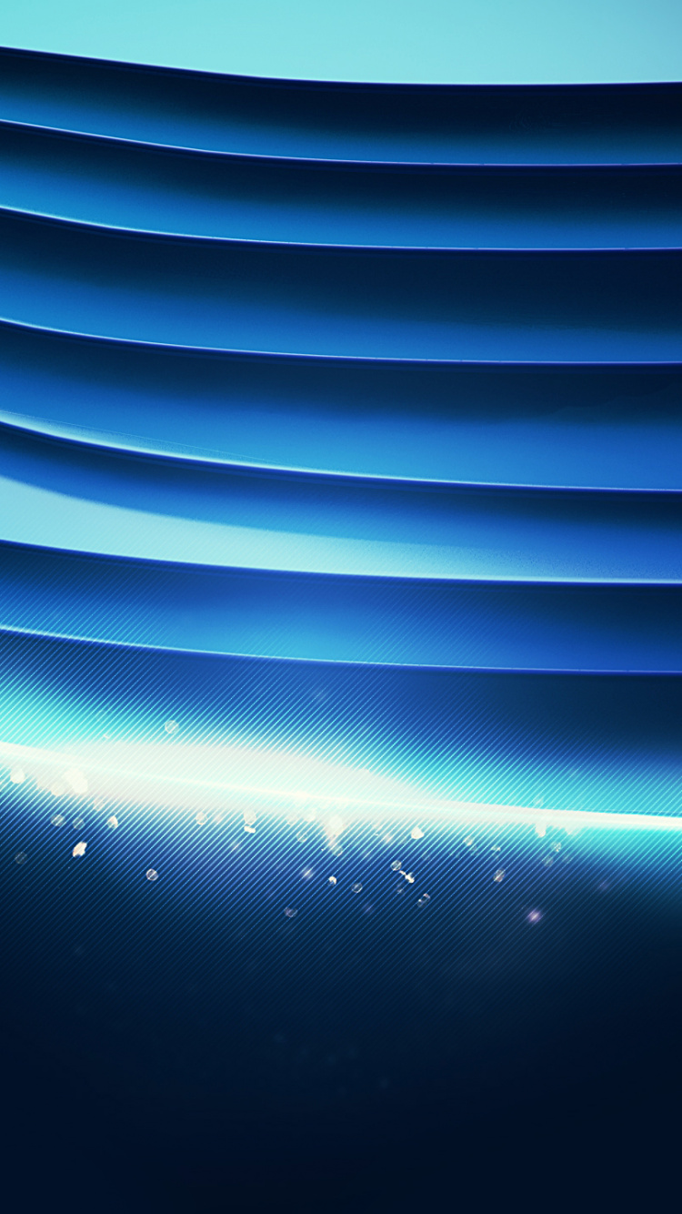 Обои абстрактное искусство, синий, свет, электрик, линия в разрешении 750x1334