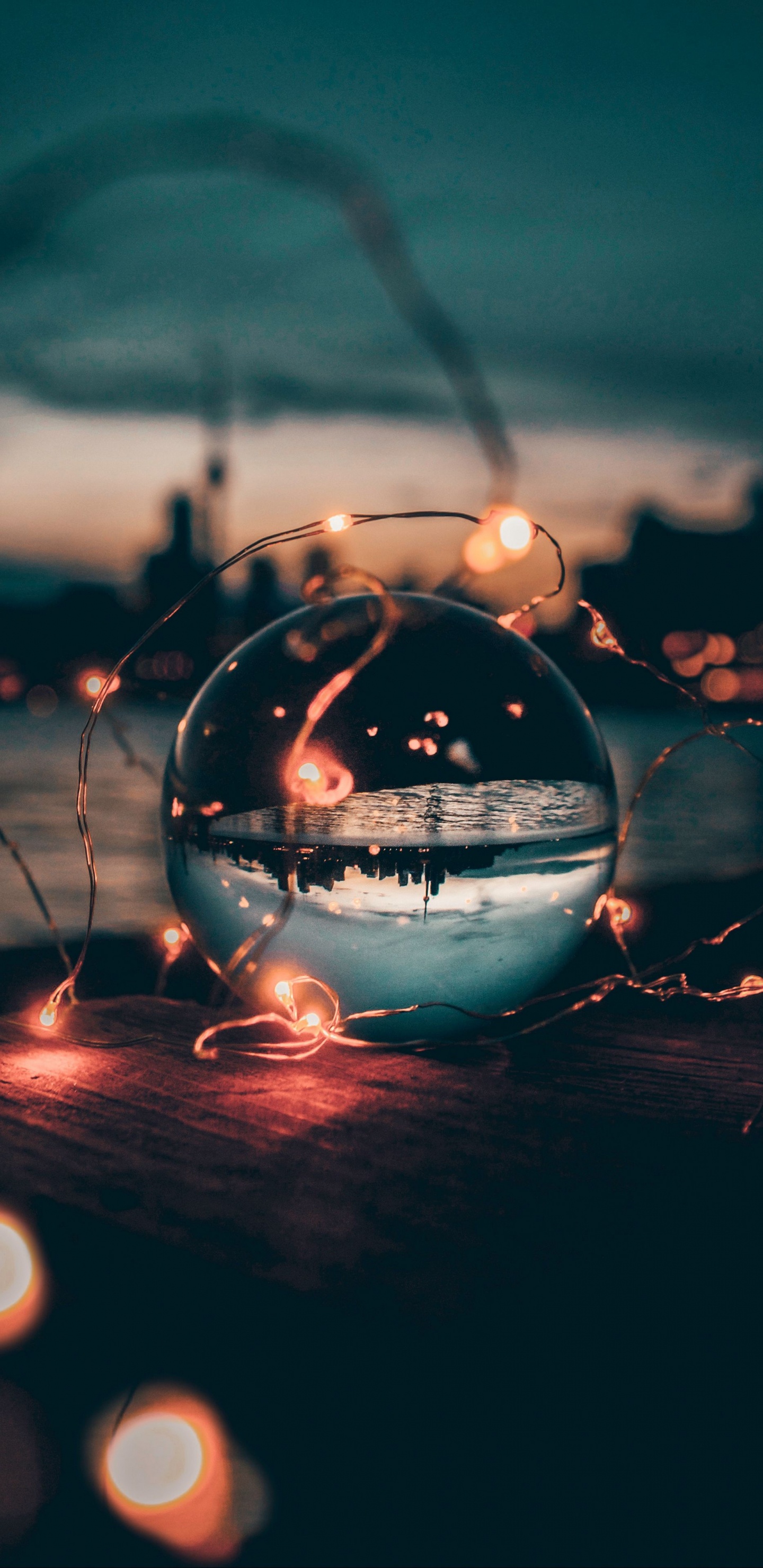 Обои свет, цветной, арт, освещение, жидкий в разрешении 1440x2960