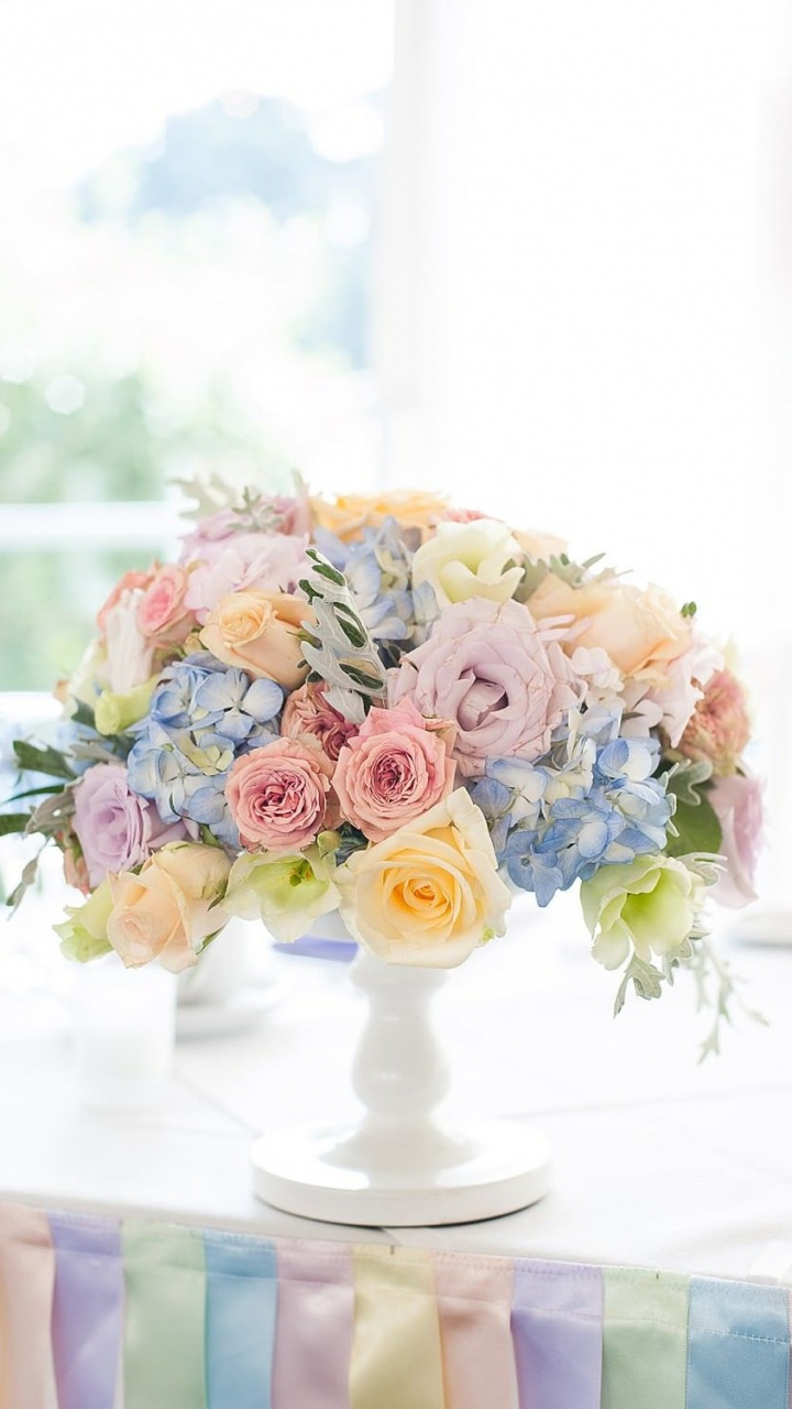 Обои свадьба, пастель, цветочный букет, цвет, букет в разрешении 720x1280
