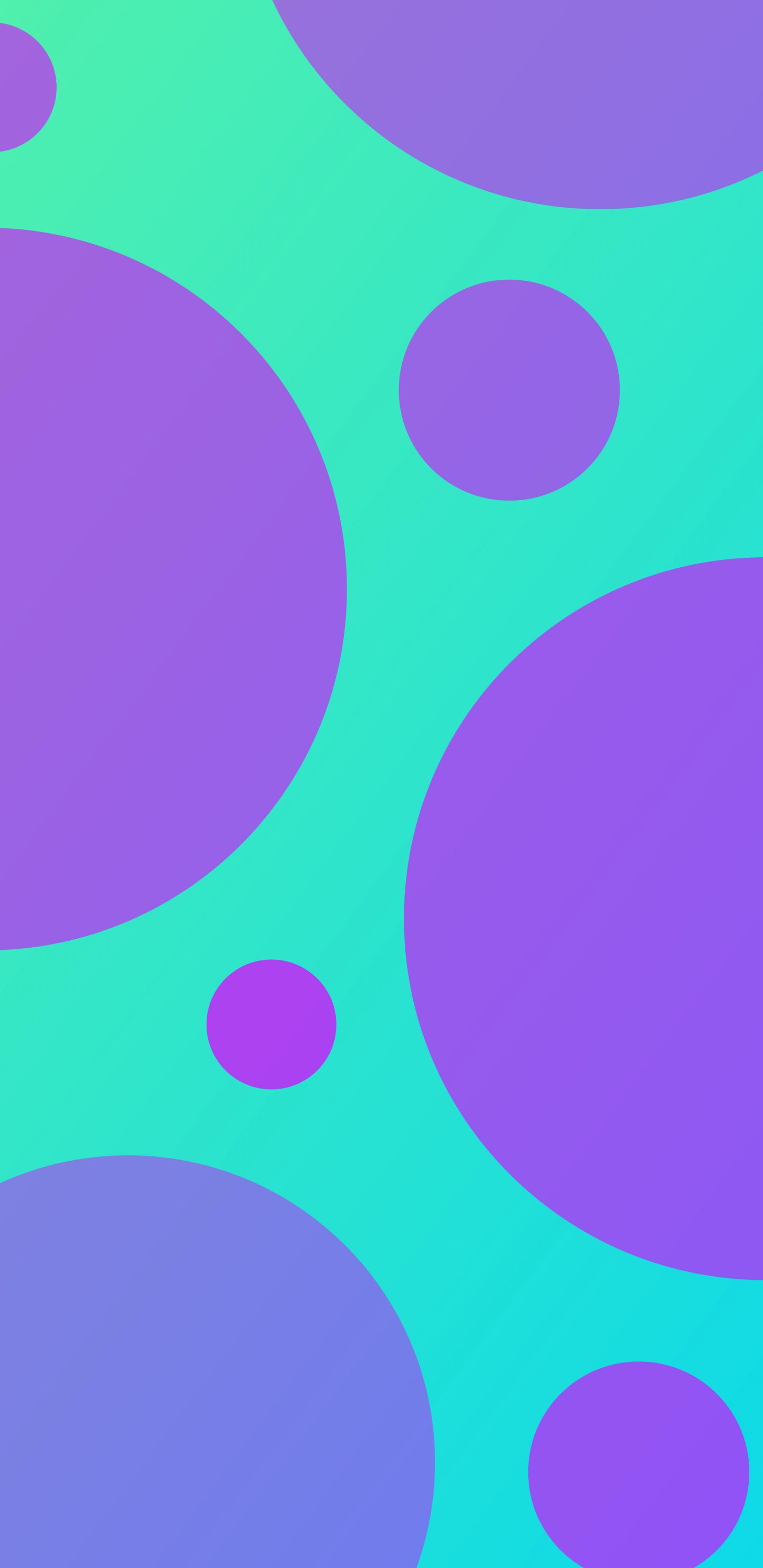 Обои визуальное искусство, графический дизайн, красочность, лазурный, пурпур в разрешении 1440x2960