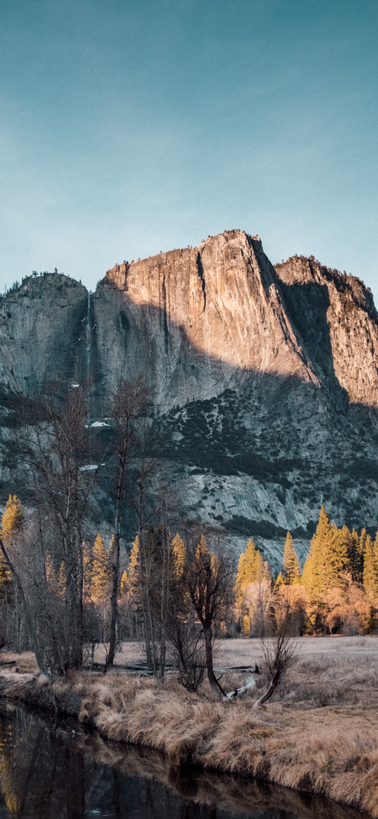 Обои йосемитский национальный парк, йосемити, национальный парк, гора, горный хребет в разрешении 1242x2688