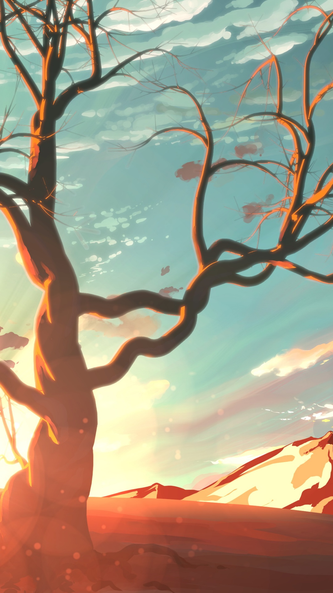 Обои цифровое искусство, живопись, арт, концепт арт, природа в разрешении 1080x1920