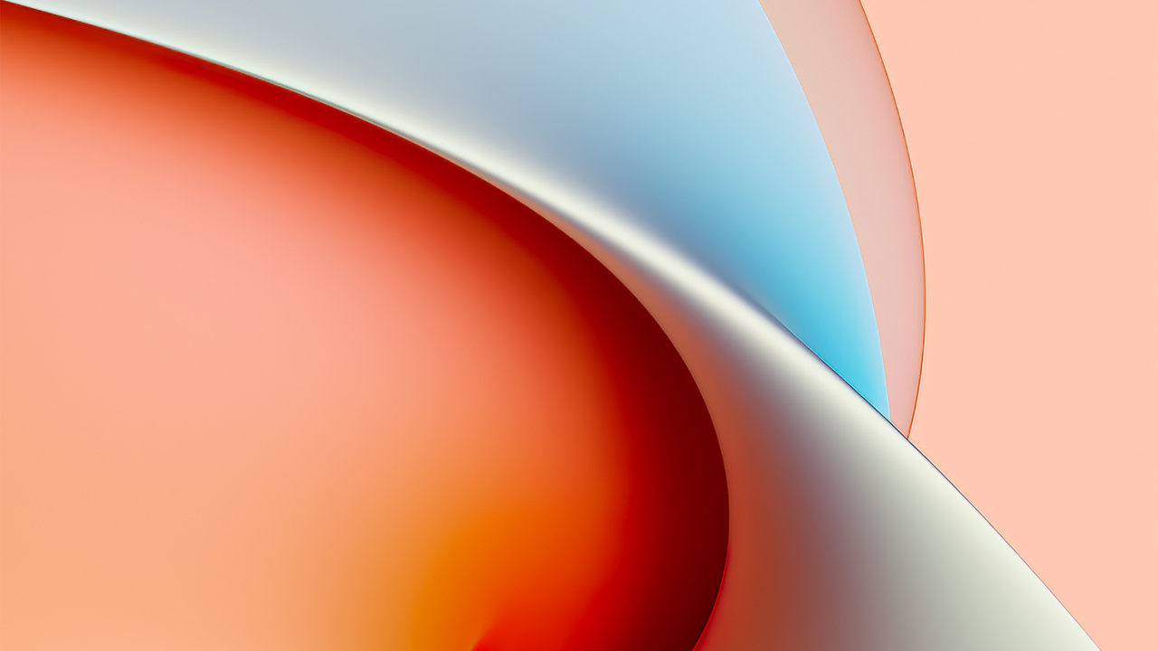 Обои Оранжевый цвет, арт, полутона и оттенки, узор, персик в разрешении 1280x720