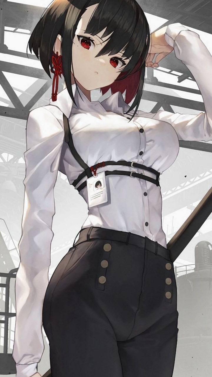 Обои мультик, аниме арт, аниме стиль, рукав, мультфильм в разрешении 720x1280