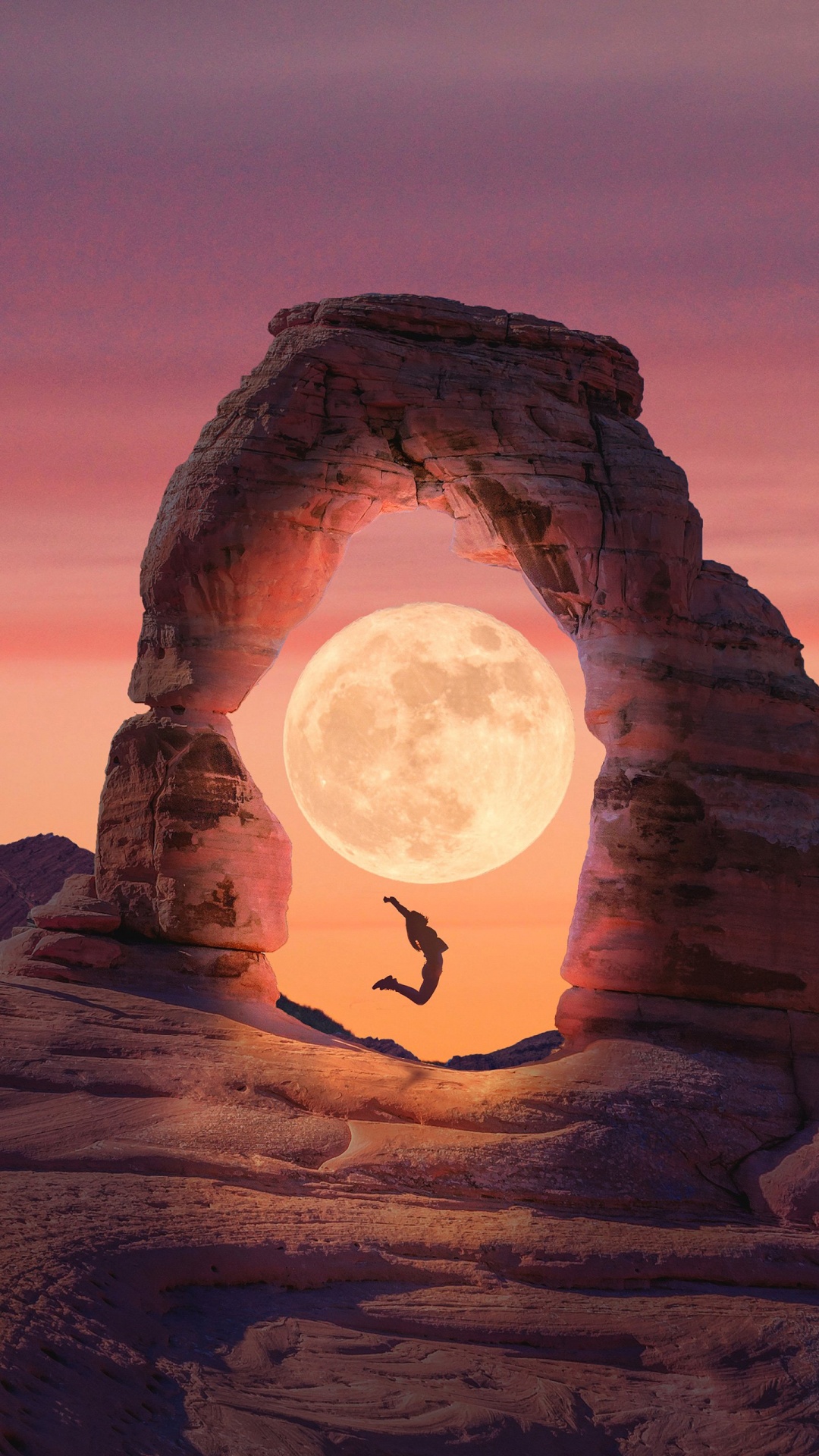 Обои национальный парк арки, баумкроненвег, природа, йосемитский национальный парк, национальный парк в разрешении 1080x1920