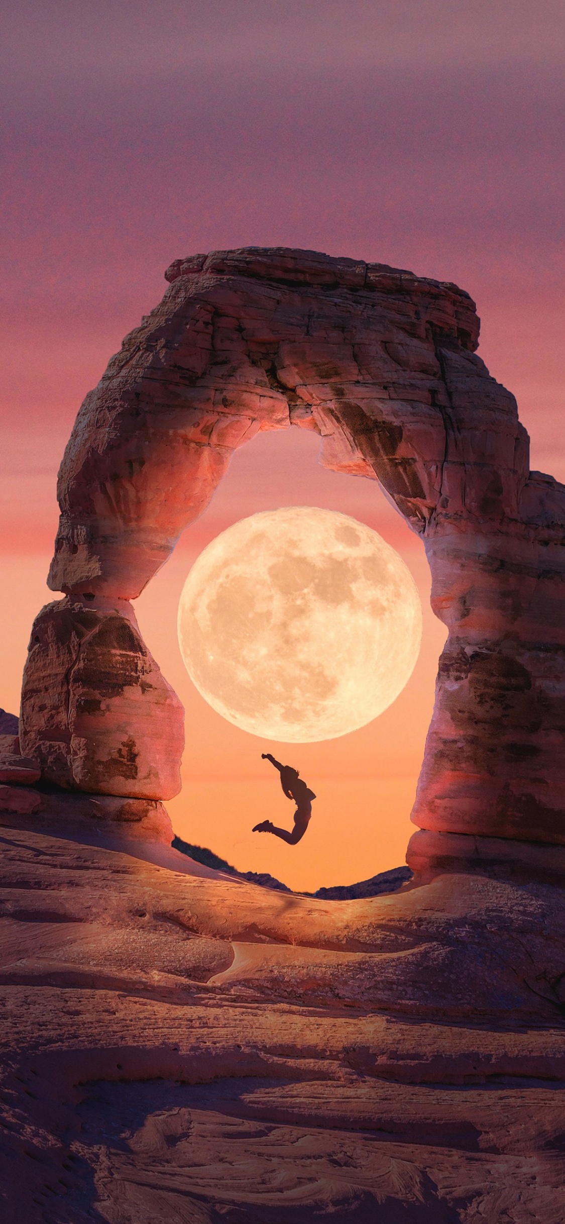 Обои национальный парк арки, баумкроненвег, природа, йосемитский национальный парк, национальный парк в разрешении 1125x2436