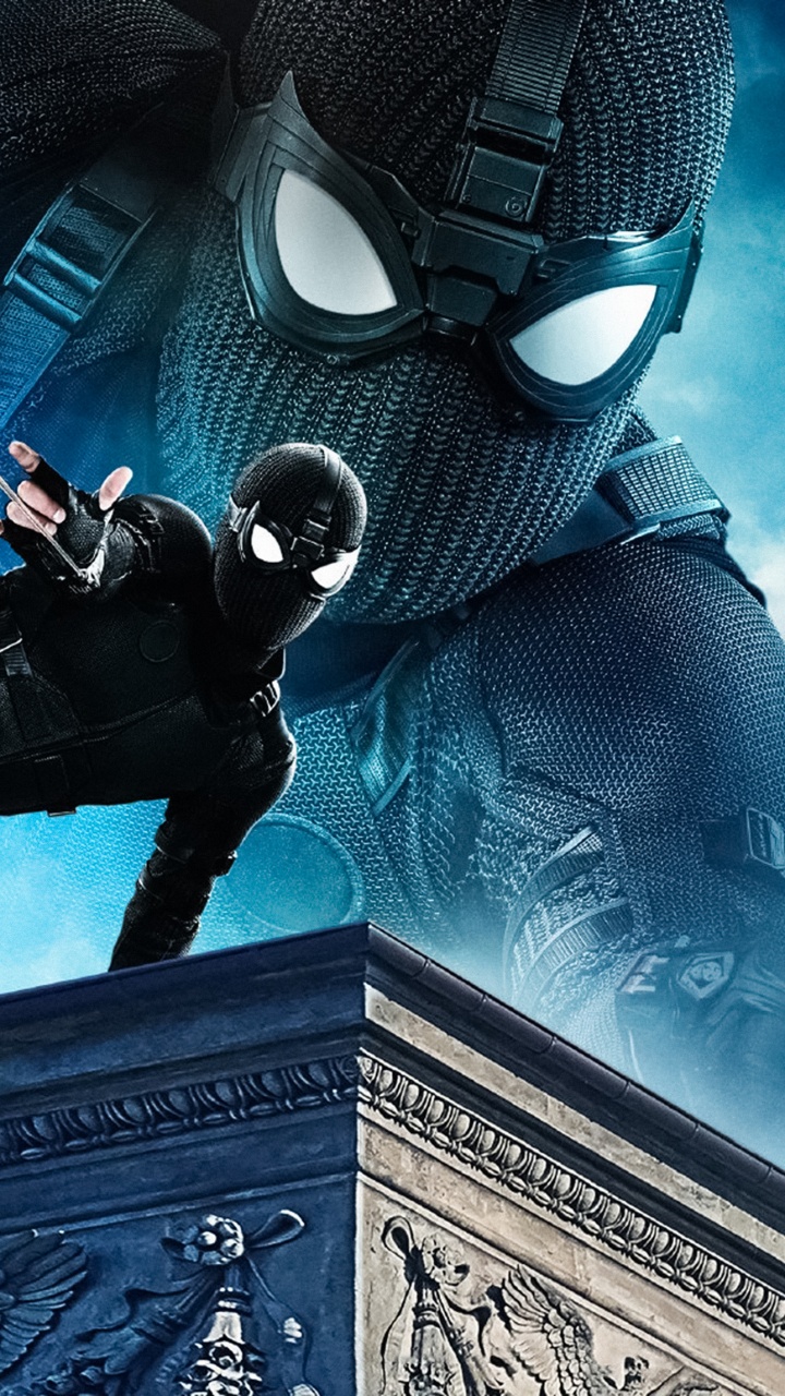 Обои фильм, Может Паркер, игра-боевик, Бэтмен, Цифровой композитинг в разрешении 720x1280