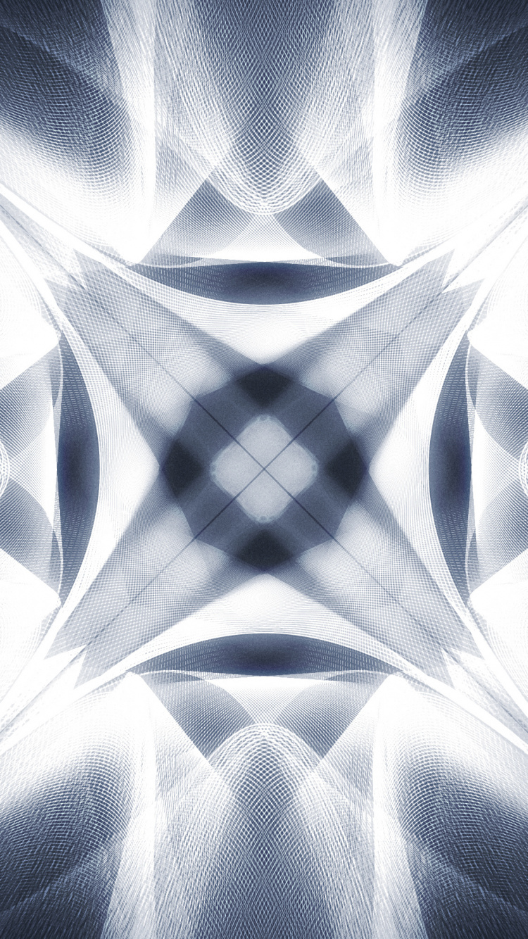 Обои свет, арт, симметрия, узор, дизайн в разрешении 750x1334
