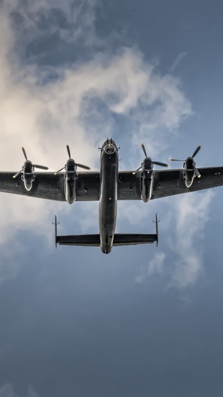 Обои Авро Ланкастер, самолет, самолеты, военный самолет, авиация в разрешении 720x1280