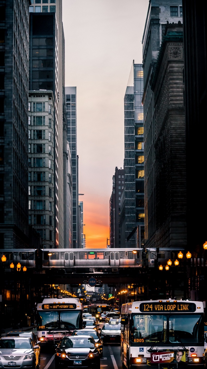 Обои транспорт, Центральный вокзал Осло, общественный транспорт, автобус, железнодорожный транспорт в разрешении 720x1280