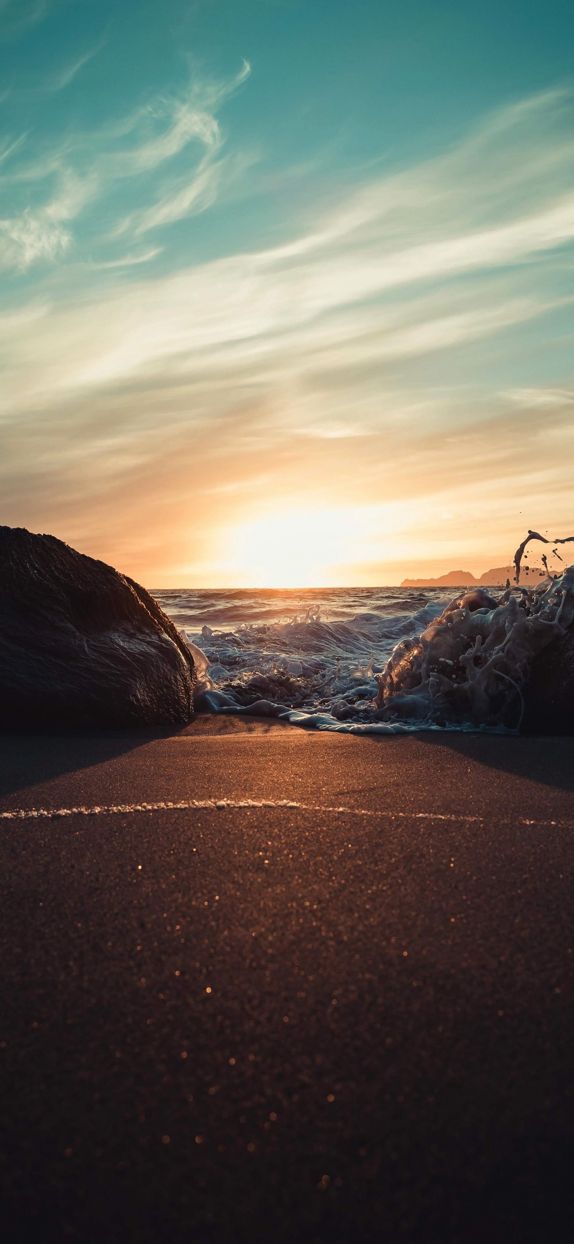 Обои природа, живопись, облако, вода, атмосфера в разрешении 1125x2436