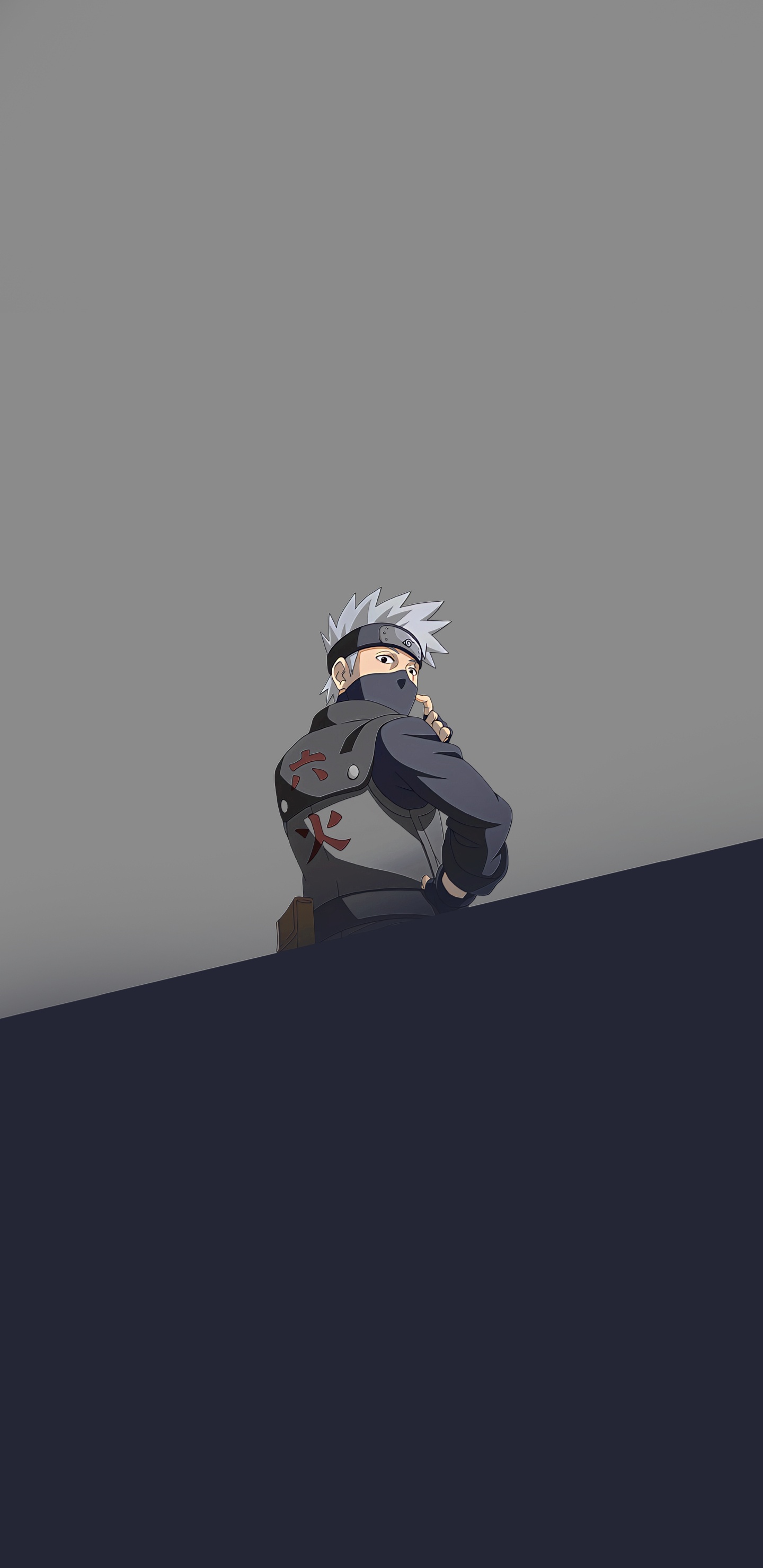 Обои арт, серый цвет, крыша, отдых, кармин в разрешении 1440x2960