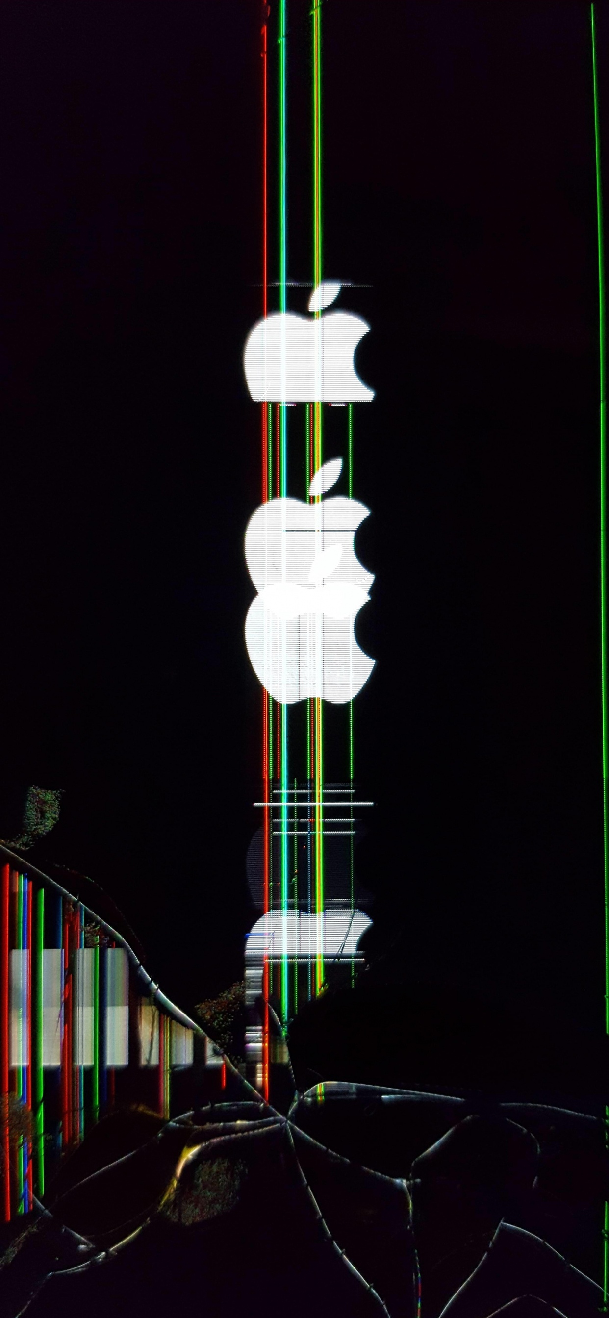 Обои apple, iPhone, яблоко, андроид, красочность в разрешении 1242x2688