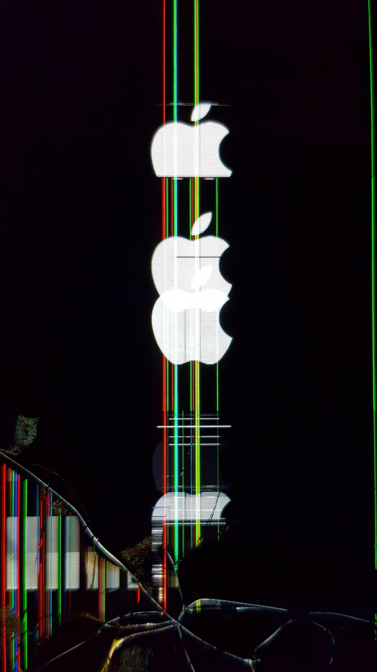 Обои apple, iPhone, яблоко, андроид, красочность в разрешении 750x1334