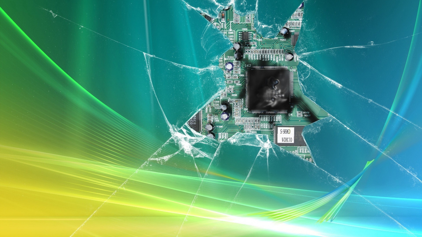 Обои зеленый, технологии, андроид, линия, линии в разрешении 1366x768