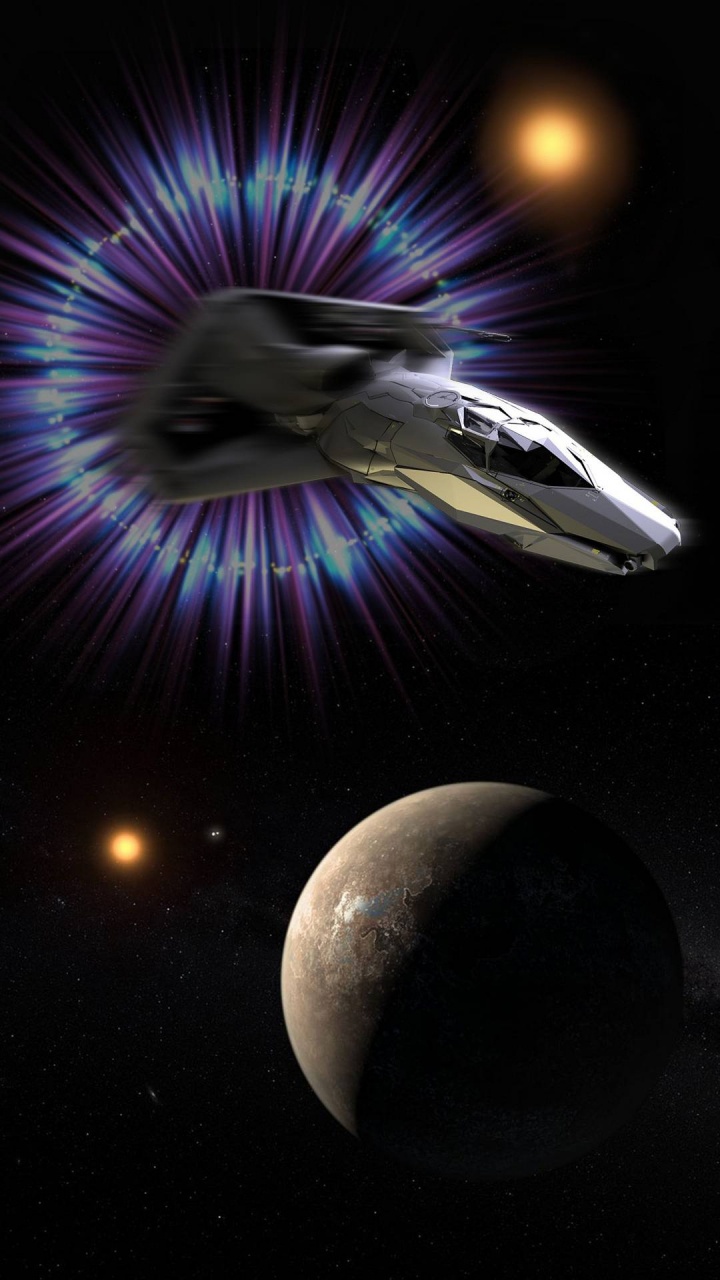 Обои Болиндерпрод, свет, Галактика, птица, астрономический объект в разрешении 720x1280