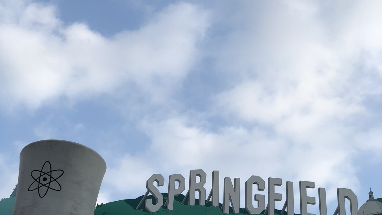 Обои Голливуд, Спрингфилд, дневное время, облако, кучевое облако в разрешении 1280x720