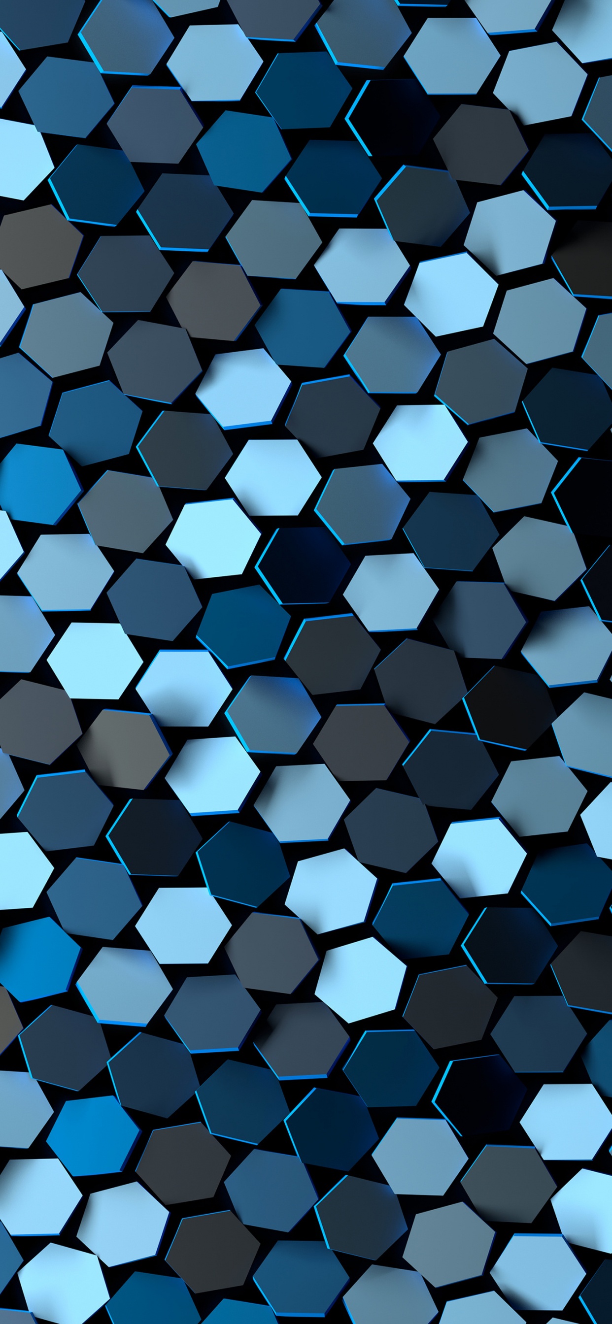 Обои Шестиугольники в разрешении 1242x2688
