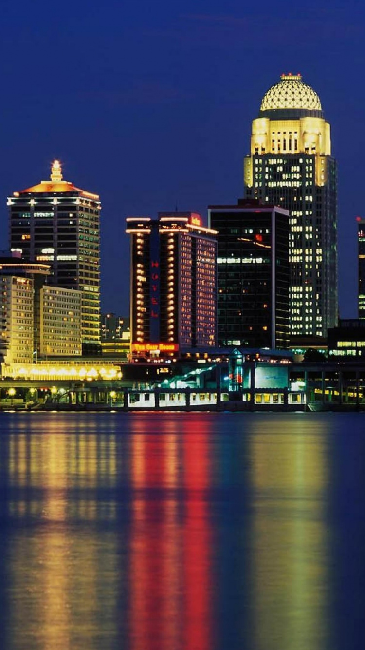 Обои городской пейзаж, город, линия горизонта, метрополия, городской район в разрешении 750x1334